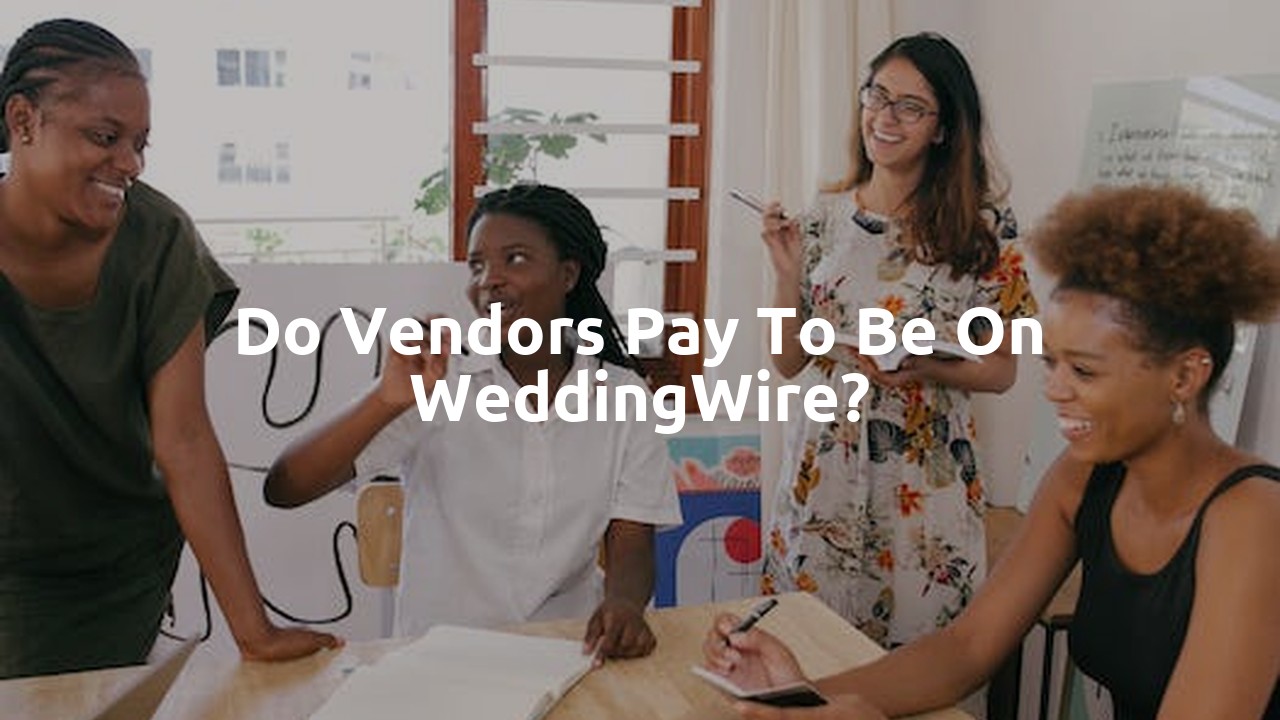 Do vendors pay to be on WeddingWire?