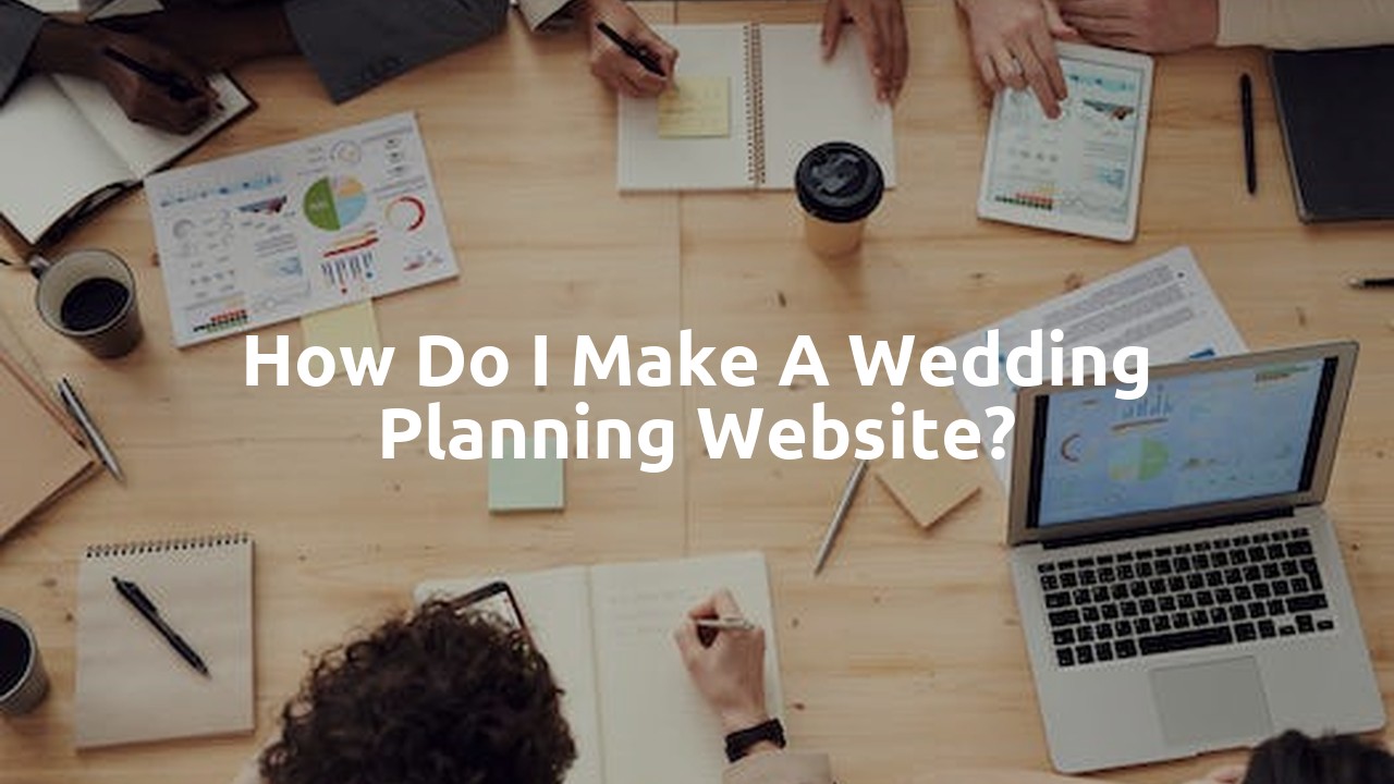 How do I make a wedding planning website?