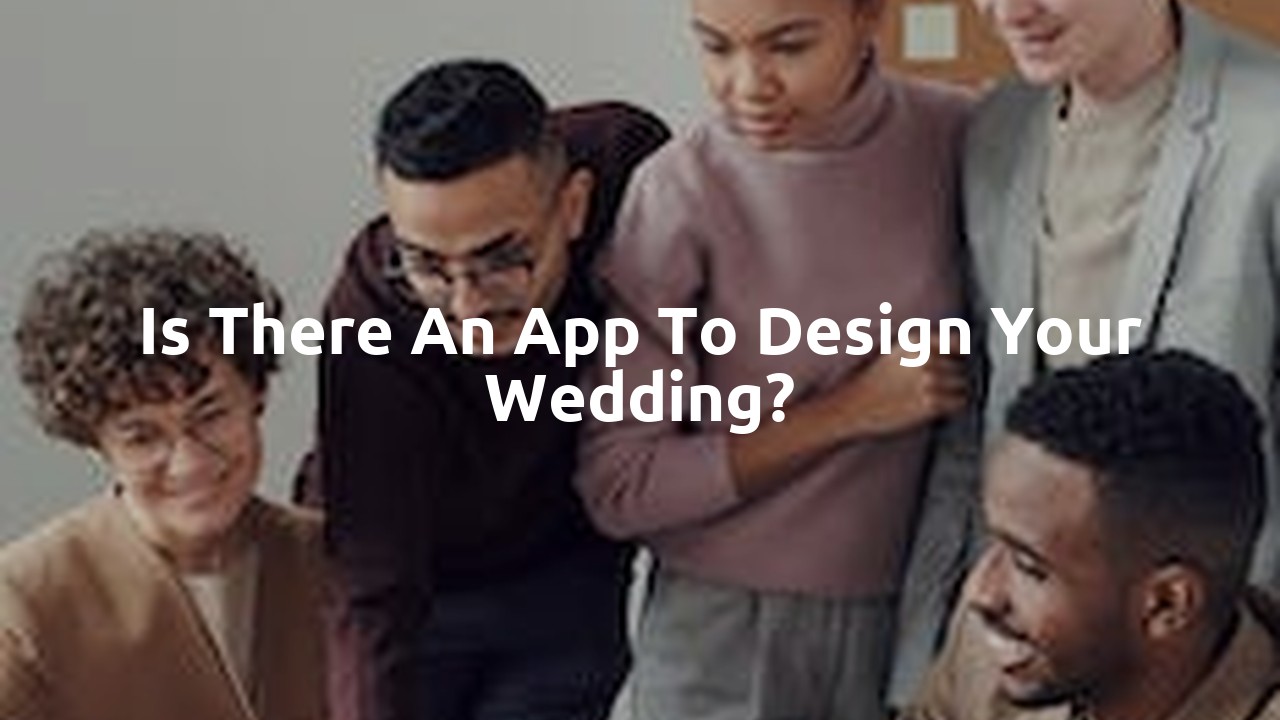 Is there an app to design your wedding?