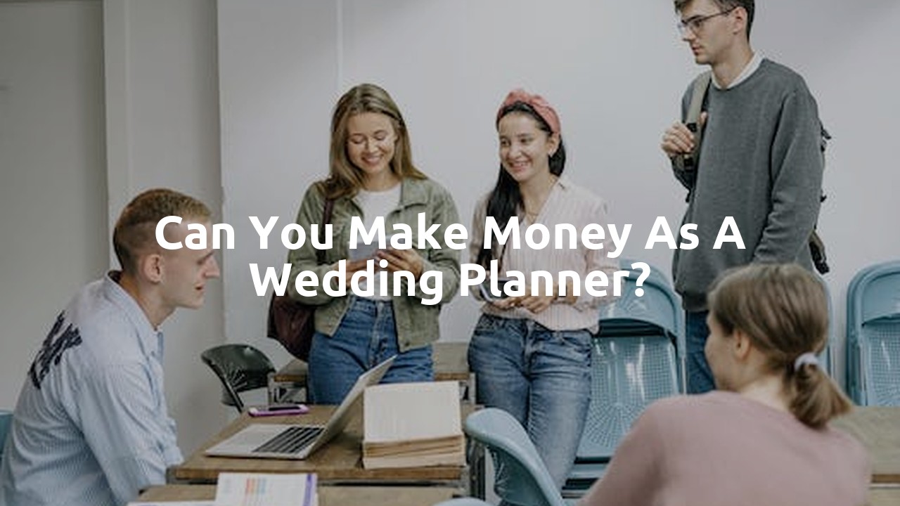 Can you make money as a wedding planner?