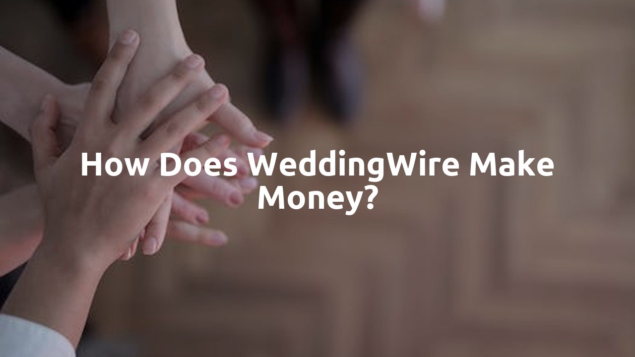 How does WeddingWire make money?